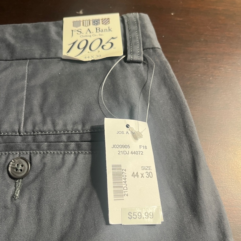 Jos. A. Bank Gray Chinos Classic Style